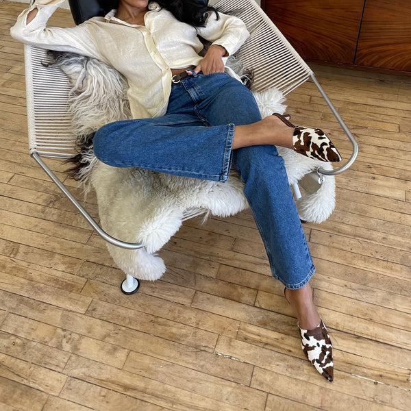 Dolce Vita Lexy Heels Cocoa Taurus Calf Hair COCOA TAURUS CALF HAIR