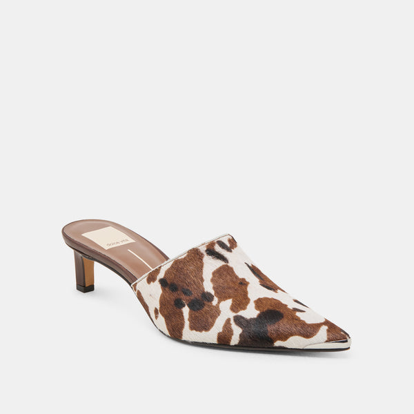 Dolce Vita Lexy Heels Cocoa Taurus Calf Hair COCOA TAURUS CALF HAIR