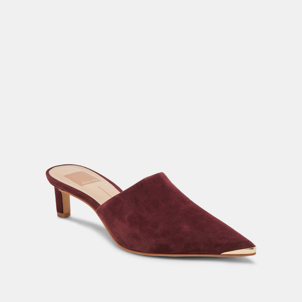 Dolce Vita Lexy Heels Cranberry Suede CRANBERRY SUEDE
