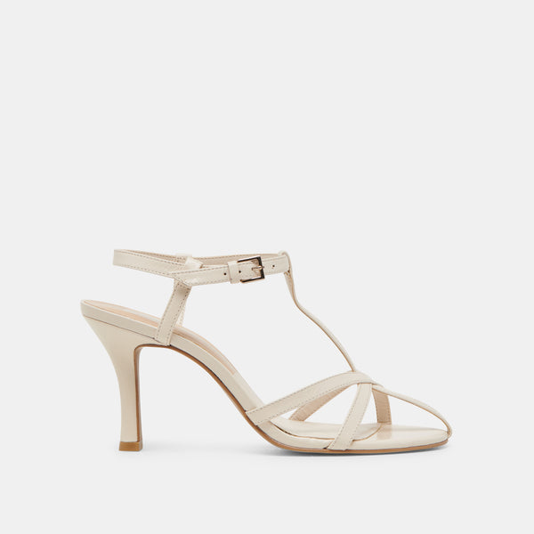 Dolce Vita Liane Heels Bone Crinkle Patent BONE CRINKLE PATENT