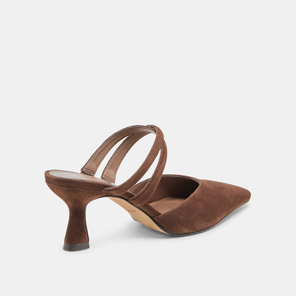 Dolce Vita Linore Heels Dk Brown Suede DK BROWN SUEDE