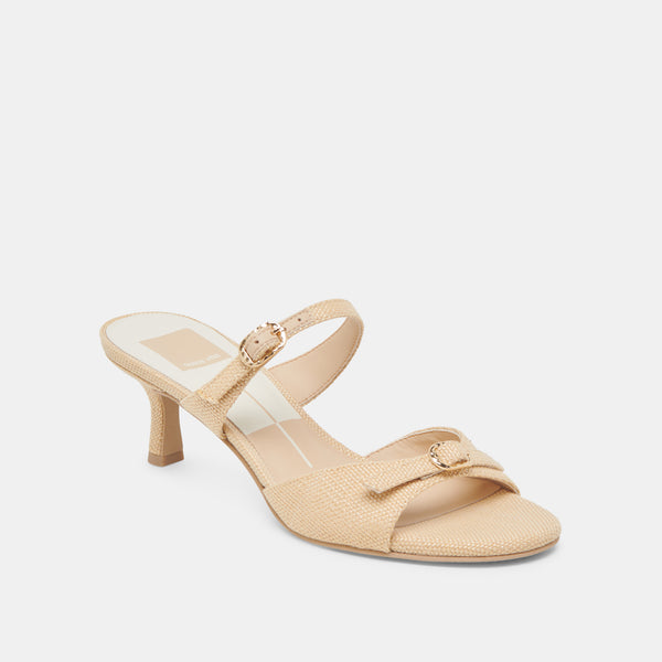 Dolce Vita Lorali Heels Lt Natural Raffia LT NATURAL RAFFIA