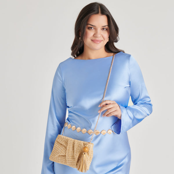 Dolce Vita Lorena Clutch Natural Raffia NATURAL RAFFIA