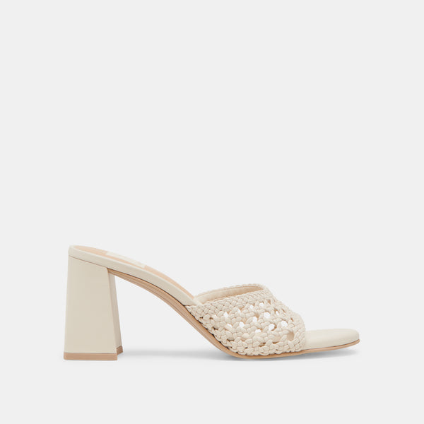 dolce vita Margoe Heels Creme Woven Stella CREME WOVEN STELLA