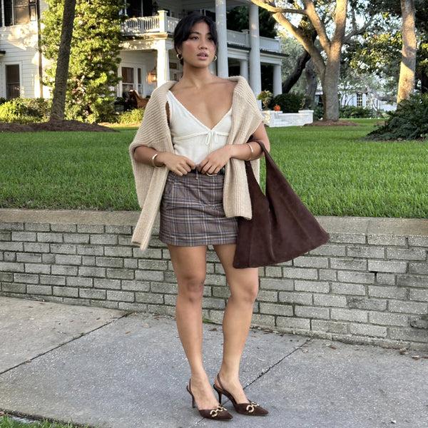 Dolce Vita Marie Tote Chocolate Suede CHOCOLATE SUEDE