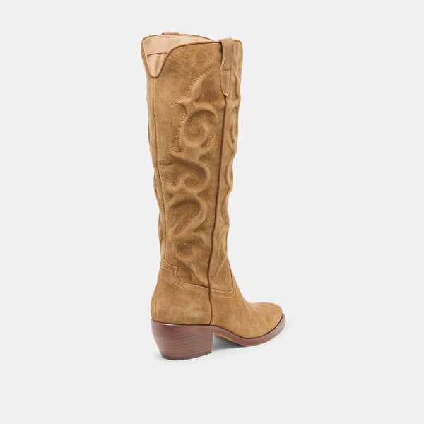Dolce Vita Mirla Boots Lt Brown Suede LT BROWN SUEDE