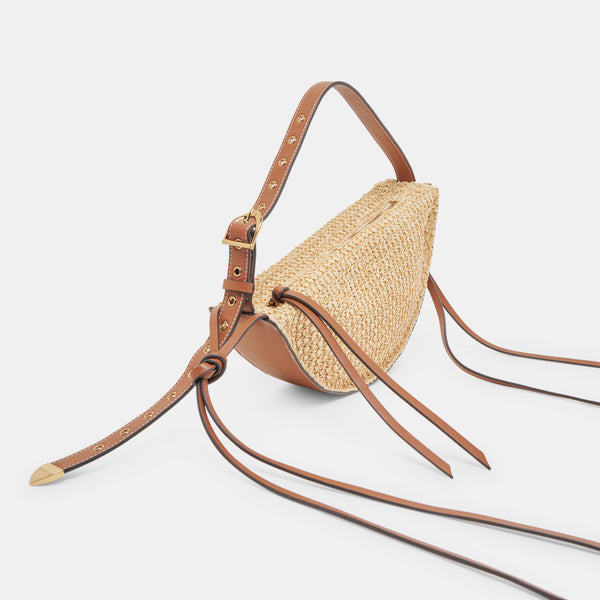 Dolce Vita Monaco Shoulder Bag Natural Raffia NATURAL RAFFIA