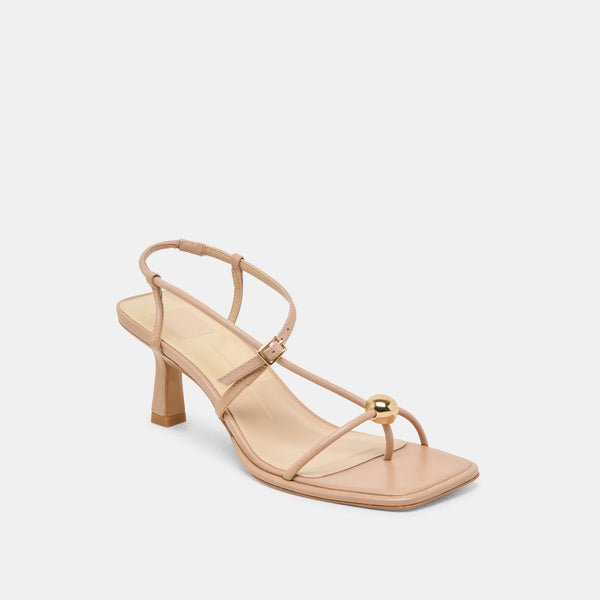 Dolce Vita Mylee Heels Light Tan Leather LIGHT TAN LEATHER