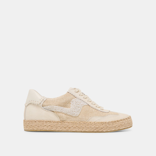 dolce vita Notice Espadrille Bead Sneakers Natural Multi Burlap NATURAL MULTI BURLAP