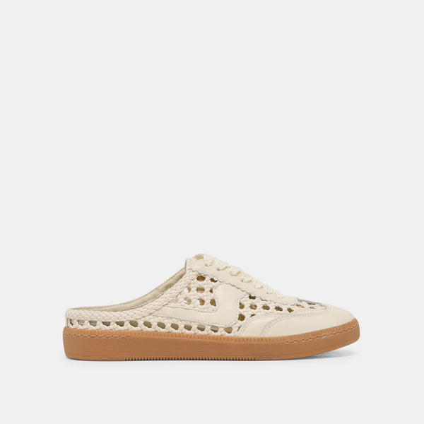 Dolce Vita Notice Slide Woven Sneakers Off White Woven Stella OFF WHITE WOVEN STELLA