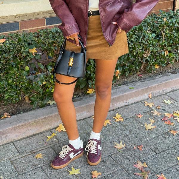 Dolce Vita Notice Sneakers Cranberry Suede CRANBERRY SUEDE