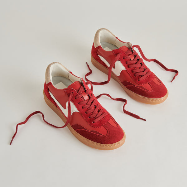 dolce vita Notice Sneakers Crimson Suede CRIMSON SUEDE