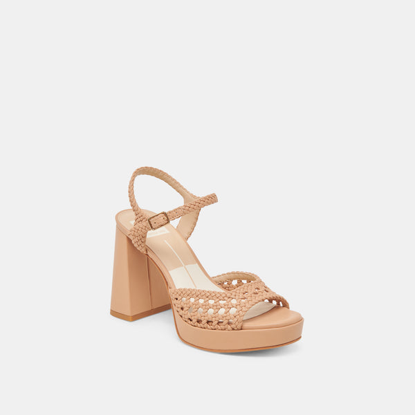 Dolce Vita Peyten Heels Cafe Woven Stella CAFE WOVEN STELLA