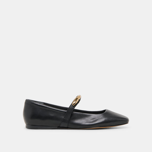 dolce vita Radya Ballet Flats Black Leather BLACK LEATHER