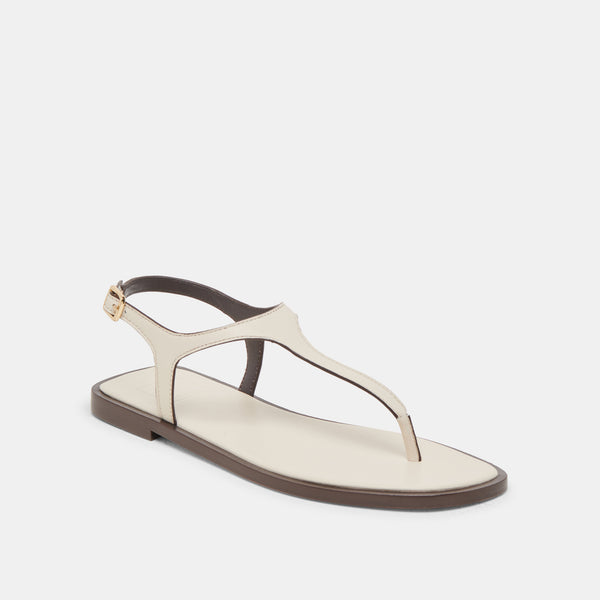 Dolce Vita Raye Sandals Ivory Leather IVORY LEATHER