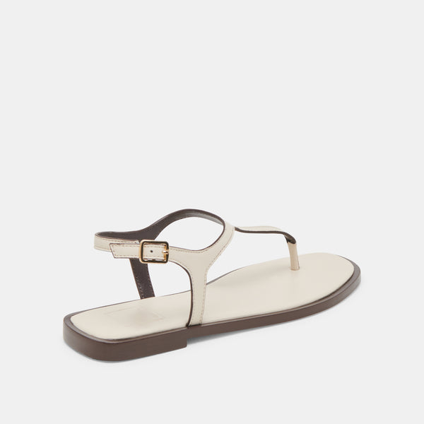 Dolce Vita Raye Sandals Ivory Leather IVORY LEATHER