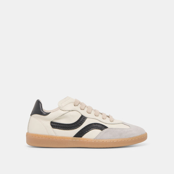 dolce vita Rebel Sneakers White Black Leather WHITE BLACK LEATHER dolce vita Rebel Sneakers White Black Leather WHITE BLACK LEATHER