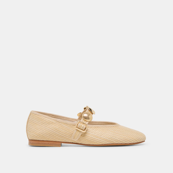dolce vita Relan Ballet Flats Lt Natural Raffia LT NATURAL RAFFIA