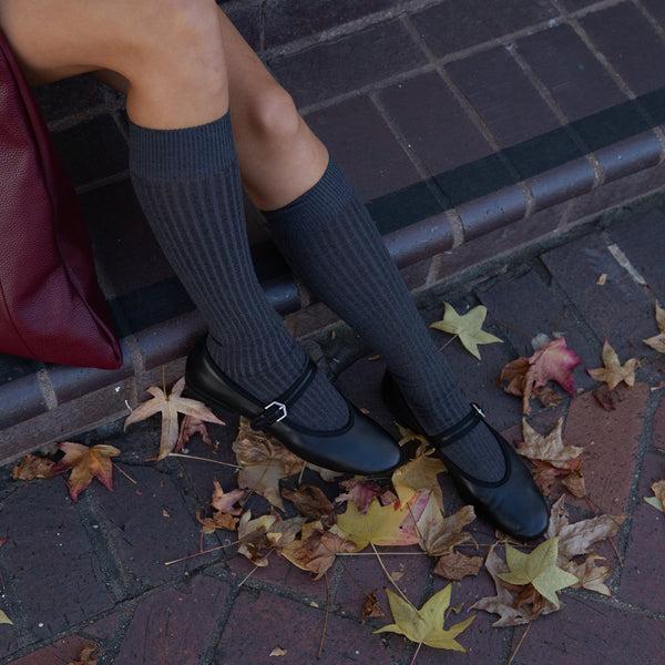 Dolce Vita Roslyn Ballet Flats Black Leather BLACK LEATHER