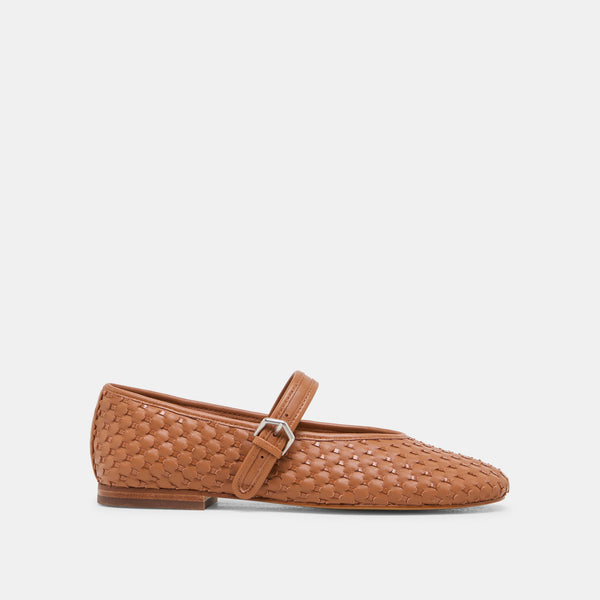 Dolce Vita Roslyn Woven Ballet Flats Saddle Woven Leather SADDLE WOVEN LEATHER