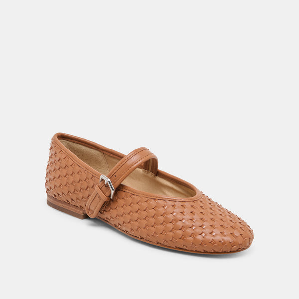 Dolce Vita Roslyn Woven Ballet Flats Saddle Woven Leather SADDLE WOVEN LEATHER
