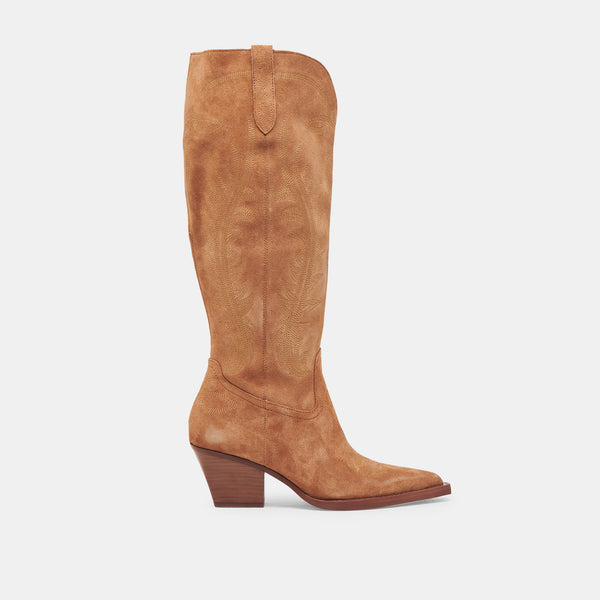 dolce vita Ryatt Extra Wide Calf Boots Pecan Suede PECAN SUEDE dolce vita Ryatt Extra Wide Calf Boots Pecan Suede PECAN SUEDE