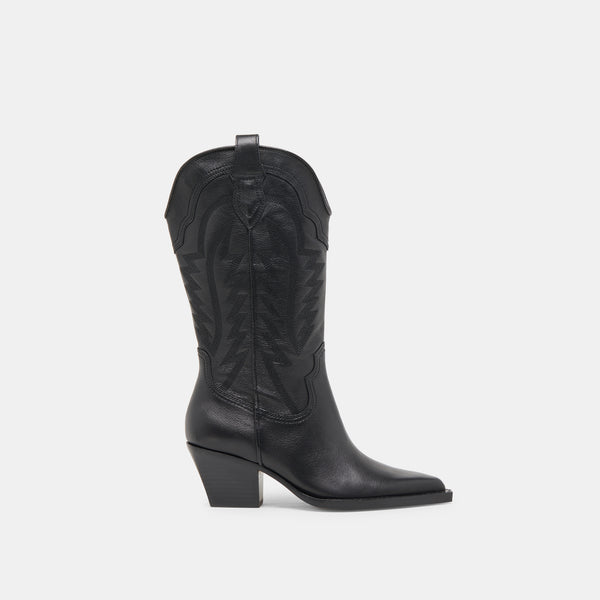 dolce vita Ryland Extra Wide Calf Boots Black Leather BLACK LEATHER dolce vita Ryland Extra Wide Calf Boots Black Leather BLACK LEATHER