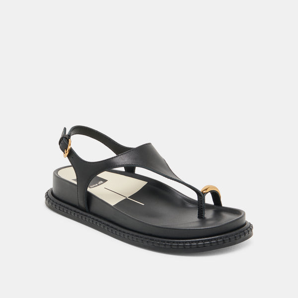 Dolce Vita Stefan Sandals Black Leather BLACK LEATHER