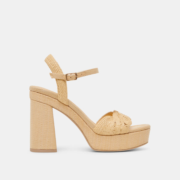 Dolce Vita Tinaya Heels Lt Natural Raffia LT NATURAL RAFFIA