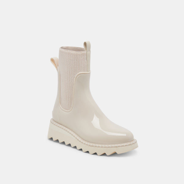 Dolce Vita Tropic H2O Boots Ivory Patent Stella IVORY PATENT STELLA