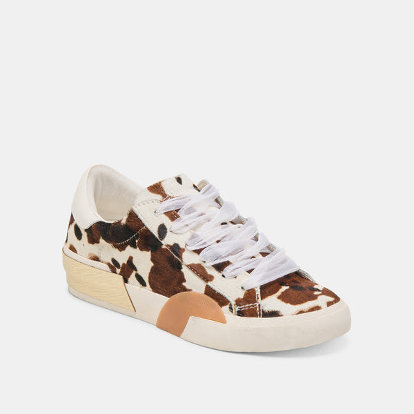 Dolce Vita Zina Sneakers Cocoa Taurus Calf Hair COCOA TAURUS CALF HAIR