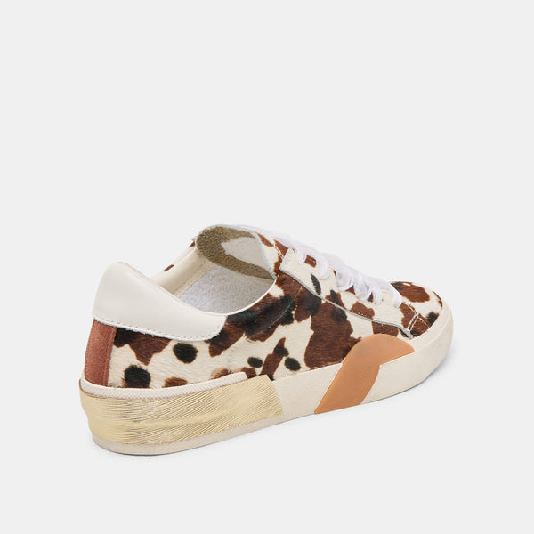 Dolce Vita Zina Sneakers Cocoa Taurus Calf Hair COCOA TAURUS CALF HAIR