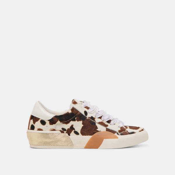 dolce vita Zina Sneakers Cocoa Taurus Calf Hair COCOA TAURUS CALF HAIR