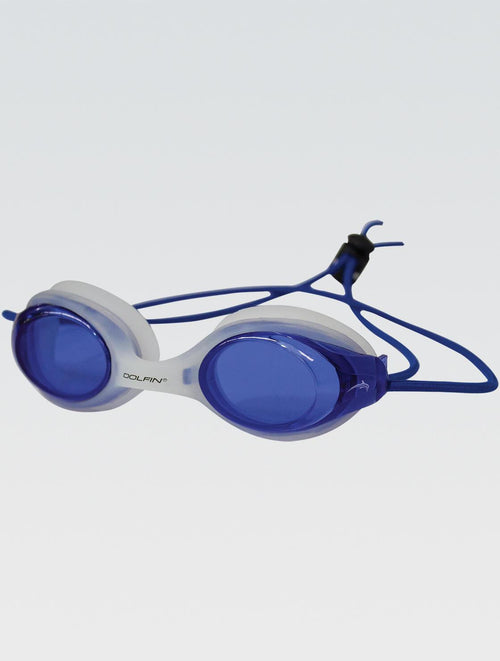 dolfin Bungee Racer Blue/Clear Goggle Style #13BOGS-BCL