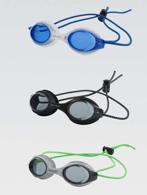 dolfin Bungee Racer Goggle 3-Pack Including Blue/Clear Black/Black and Silver/Green Style #13BOGS3-BBS dolfin Bungee Racer Goggle 3-Pack Including Blue/Clear Black/Black and Silver/Green Style #13BOGS3-BBS