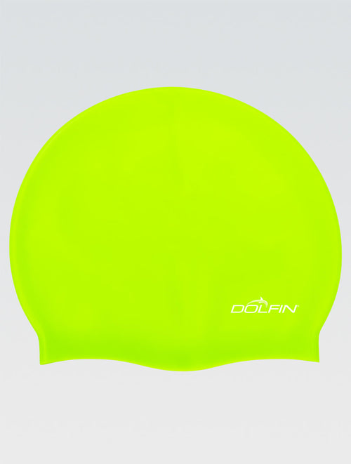 dolfin Neon Green Silicone Cap Style #890SA-C72