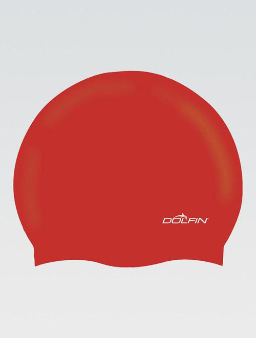 dolfin Red Silicone Cap Style #890SA-250