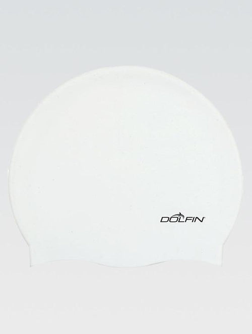 dolfin White Silicone Cap Style #890SA-100