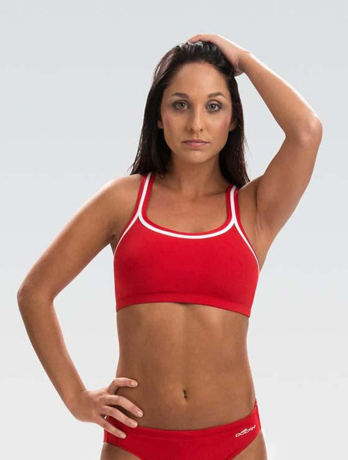 dolfin Women's Red Bikini Top Style #6582C-250