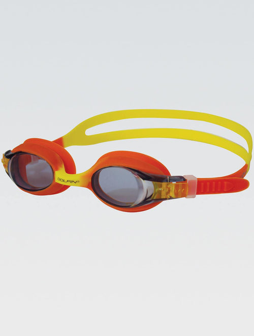 dolfin Flipper Junior Orange/Yellow Goggle Style #856SA-OYW