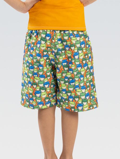 Dolfin Little Dolfin Boys’ Printed Swim Trunks: Leapin Frogs Style #9L01-C29