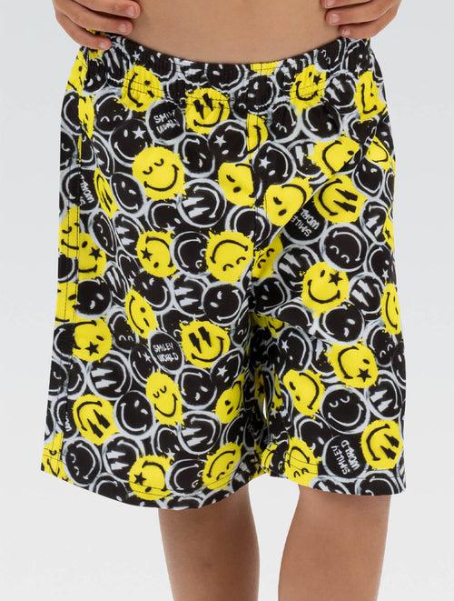 dolfin Little Dolfin Boys' | SmileyWorld Smile On Swim Trunks Style #S9L01SO-D65
