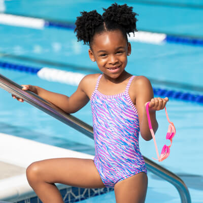 Dolfin Little Dolfin Girls' Aurora One Piece Swimsuit Style #9810AR-D13