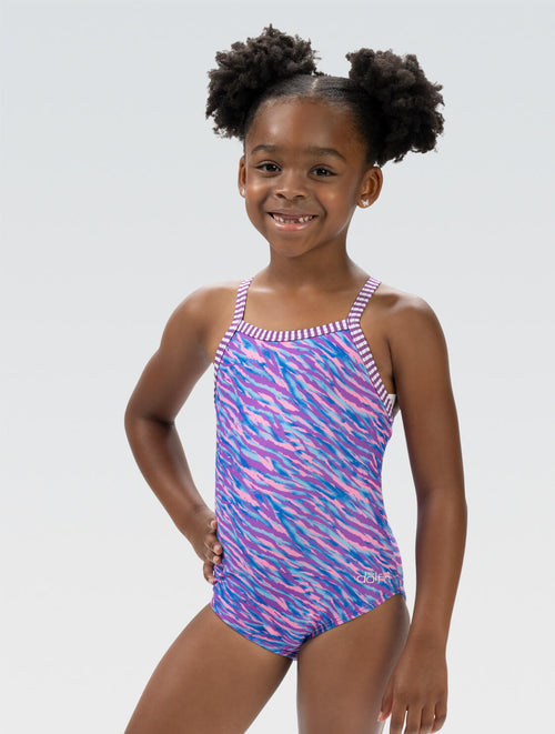 dolfin Little Dolfin Girls' Aurora One Piece Swimsuit Style #9810AR-D13