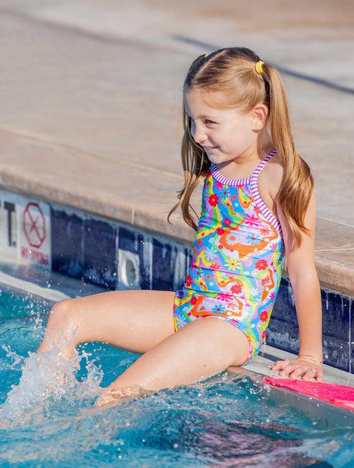 Dolfin Little Dolfin Girls' Buttercup One Piece Swimsuit Style #9810BC-D06