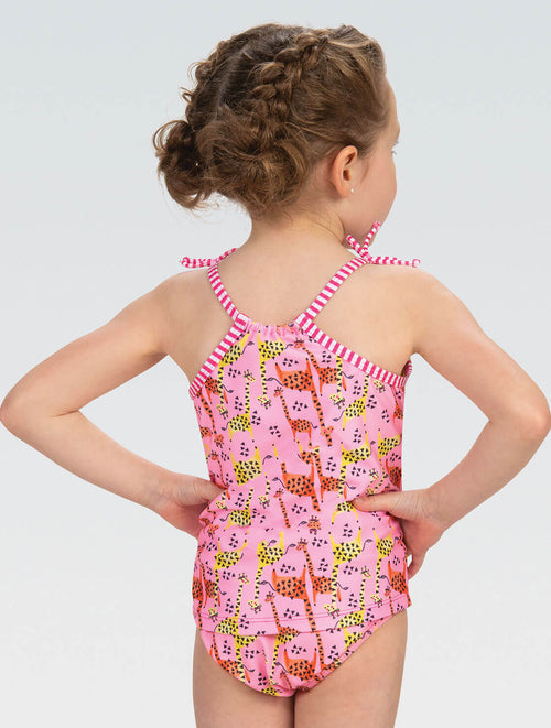 Dolfin Little Dolfin Girls Gaffee Toddler Two Piece Tankini Swimsuit Style #9910-A02
