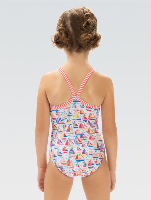 Dolfin Little Dolfin Girls' High Tide One Piece Swimsuit Style #9810-C50