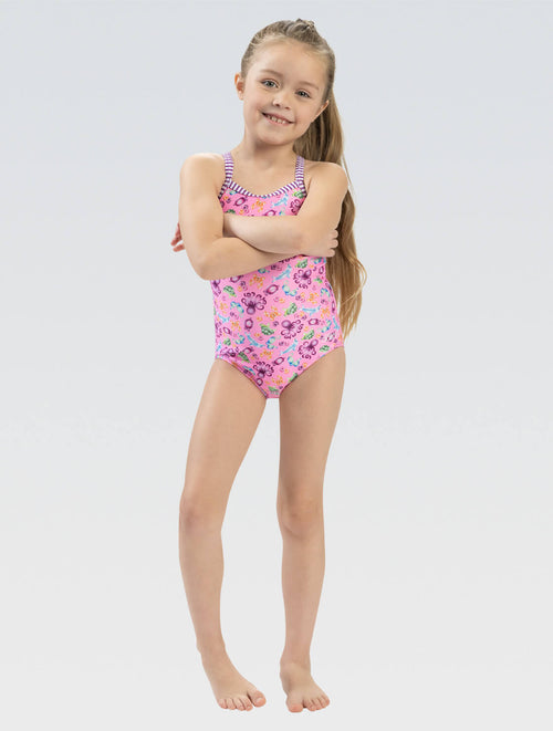 Dolfin Little Dolfin Girls’ One Piece Swimsuit: Animaloons Style #9810-C27