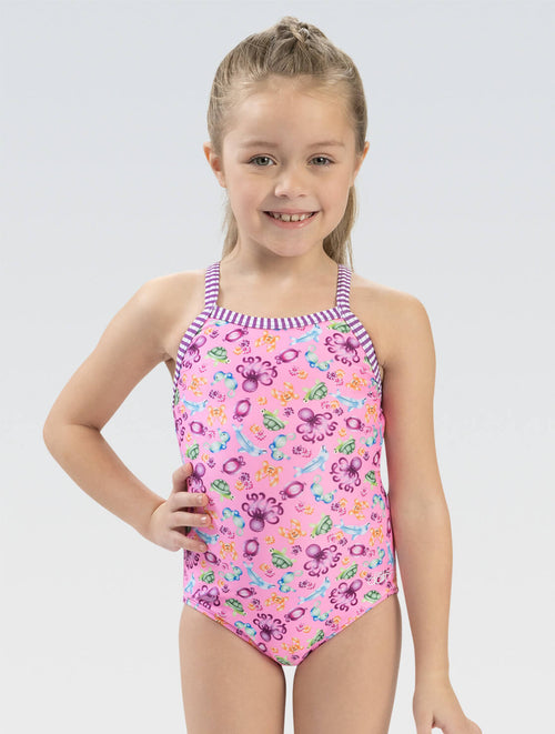 dolfin Little Dolfin Girls’ One Piece Swimsuit: Animaloons Style #9810-C27