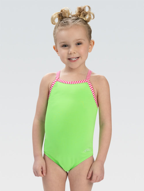 dolfin Little Dolfin Lime Solid One-Piece Style #LD9504-LIM dolfin Little Dolfin Lime Solid One-Piece Style #LD9504-LIM